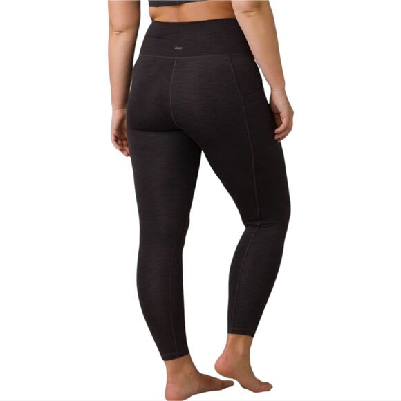 PRANA Women's Becksa 7/8 Active Yoga Leggings Black Heathered Plus Size 3X‎ New - Picture 7 of 11